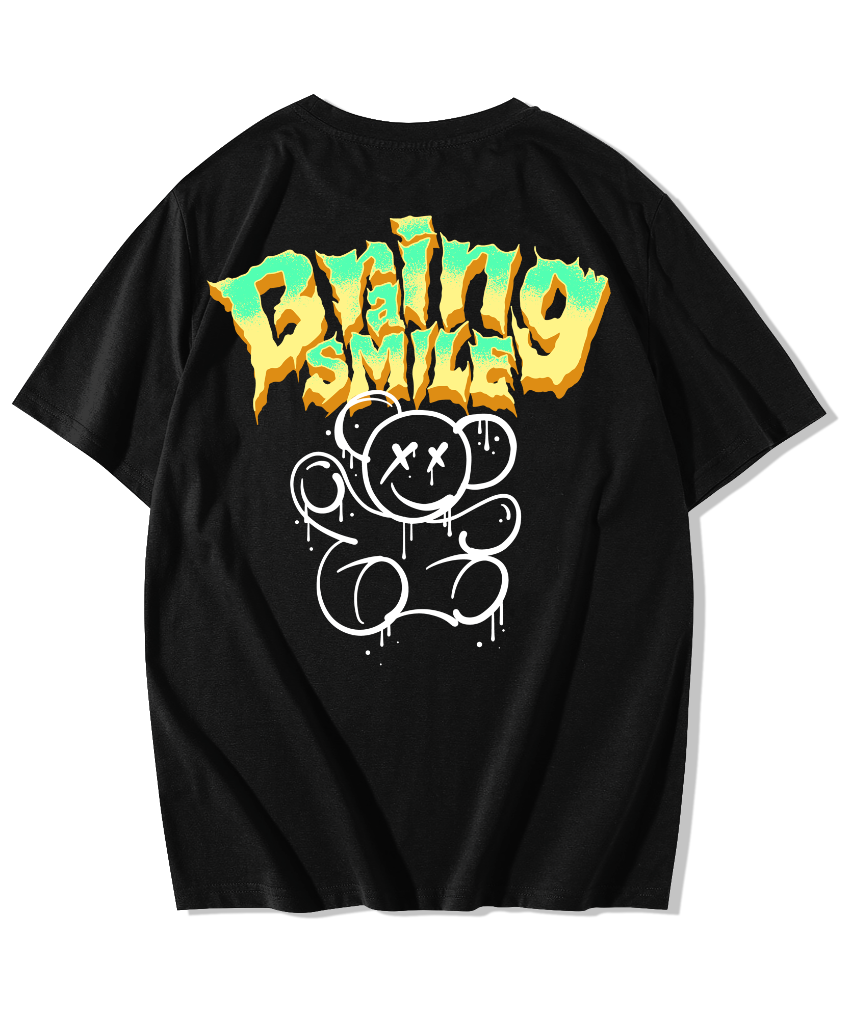 Braing smile Oversized printed T-Shirt